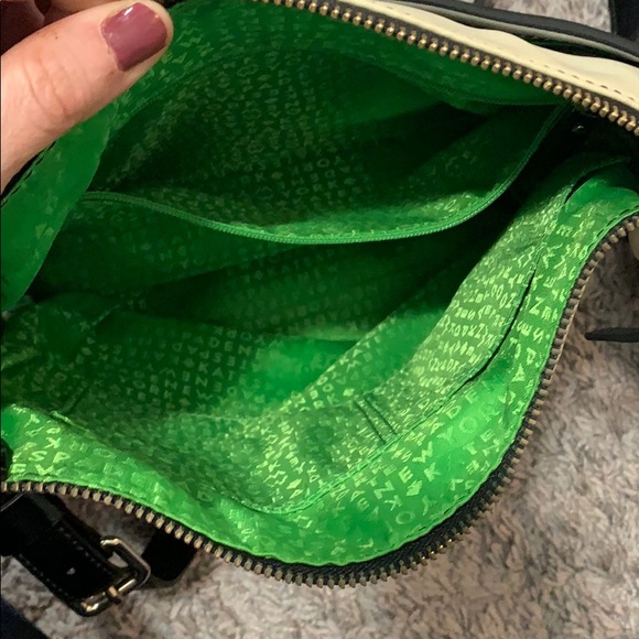 Kate Spade crossbody black and white stripe - Picture 2 of 2